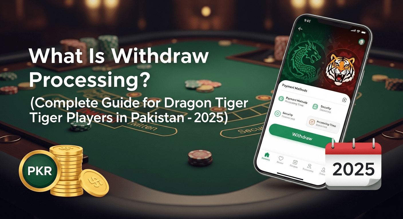 Player checking withdraw processing status in Dragon Tiger Club app
